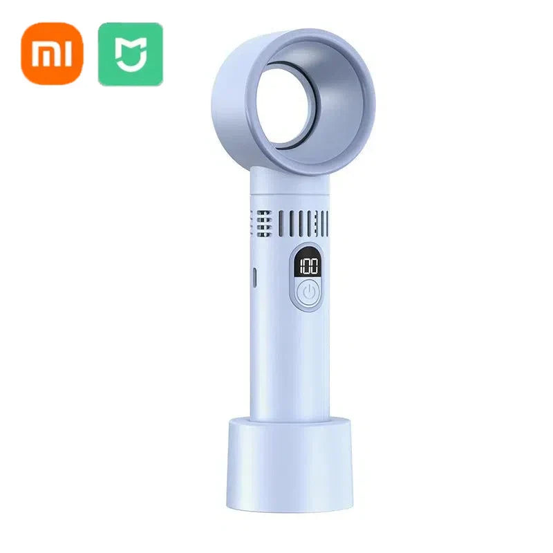 Frendorf | BreezeMaster Handventilator | Bladeless Design | 100 Windstufen | Wiederaufladbarer Akku