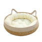 Bequeme Rattan Geflochtene Katzenbett