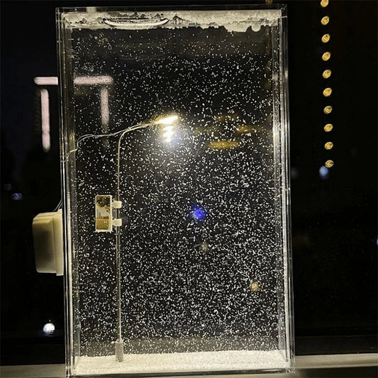 LED Straßenlampe Schneefall Effekt Dekor