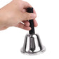 Groß Retro Handkurbel Glocke Kupferlegierung Servieren Schule Klasse Metall Anhänger Handwerk Hochzeit Dekoration Alarm Kirche Bar Hotel