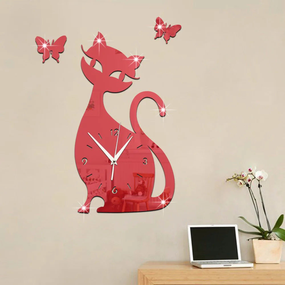 Frendorf | TickTale Kinderzimmer Wanduhr | Kreative Uhr mit süßem Design | Stille Wanduhr für Schlafzimmer & Spielzimmer