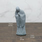 Frendorf | TranquilStone Buddha Figuren Set | Meditative Mönchs Statuen | Zen Garten Dekoration | Achtsamkeit & Feng Shui Deko für Zuhause