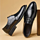 Frendorf | Herren Leder Schuhe Stilvolle Herren Schuhe Spitz Oxford Hochzeit Leder Herren Dress Schuhe Gentleman Büro Mann Schuh