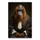 1Stk Wandkunst Leinwandmalerei Tierheimdekoration Wohnzimmer Innendekoration Arzt Poster Schlafzimmer Anwalt Orang-Utan Dekoration