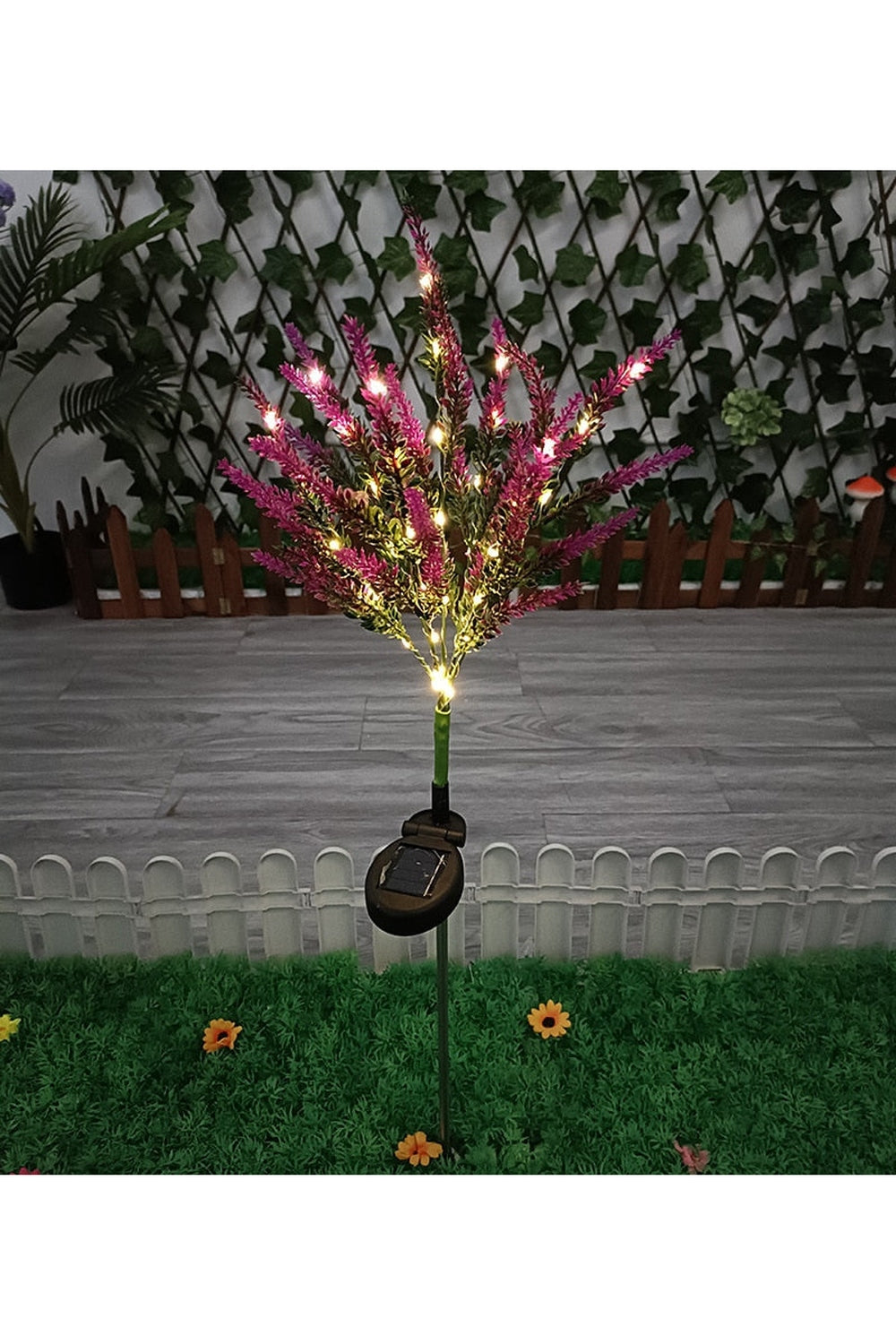 Pfad Solar Blumen Gartenlichter