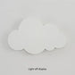 Frendorf | LED Cloud Wandlampe – 3-Farben-Dimmung Moderne Wandbeleuchtung für Schlafzimmer, Wohnzimmer und Babyzimmer Dekor