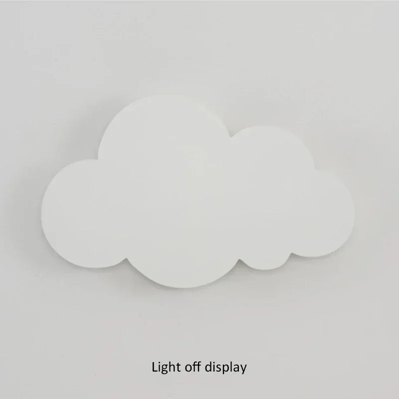 Frendorf | LED Cloud Wandlampe – 3-Farben-Dimmung Moderne Wandbeleuchtung für Schlafzimmer, Wohnzimmer und Babyzimmer Dekor