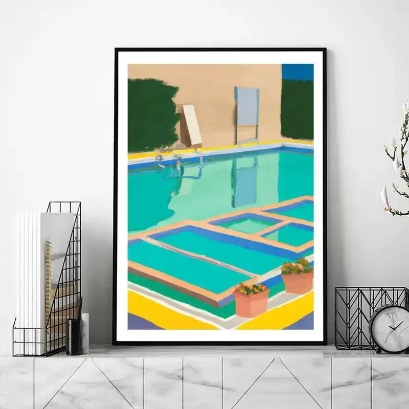 David Hockney Kunst POSTER Poster Drucke Wandbilder Wohnzimmer Heimdekoration