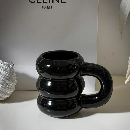 Prägung Donut Keramikbecher