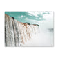 Venice Amalfi Küstenstadt Wasserfall Leinwandposter | Nordisches Schlafzimmer Wandkunst für Wohnzimmer Wohnkultur