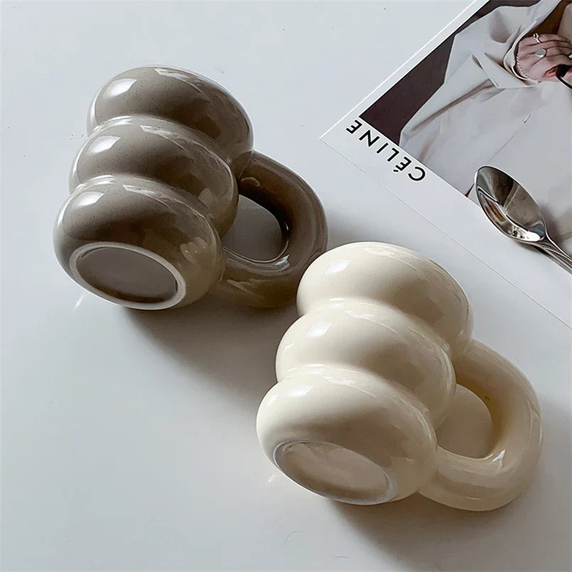 Prägung Donut Keramikbecher