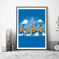 Süß-Cartoon-M-Miniones-Film POSTER Poster Drucke Wandbilder Wohnzimmer Wohnkultur Klein