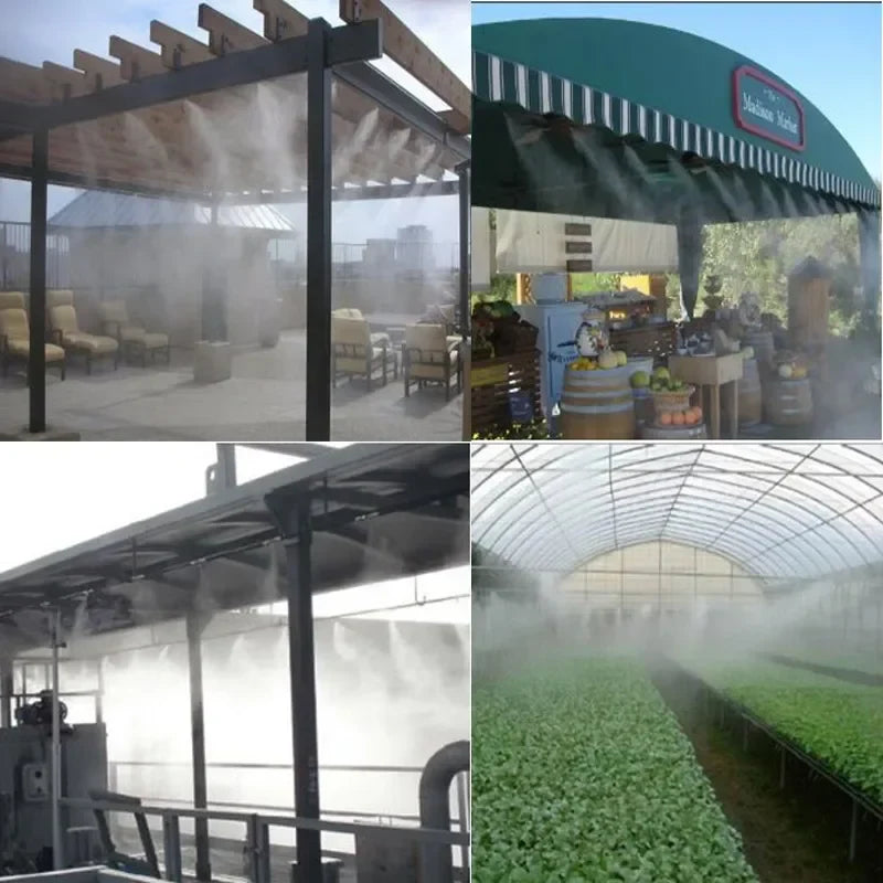 Frendorf | Bewässerungssystem für den Garten – Tropfbewässerung Kit mit Einstellbarem Sprühkopf und Zubehör