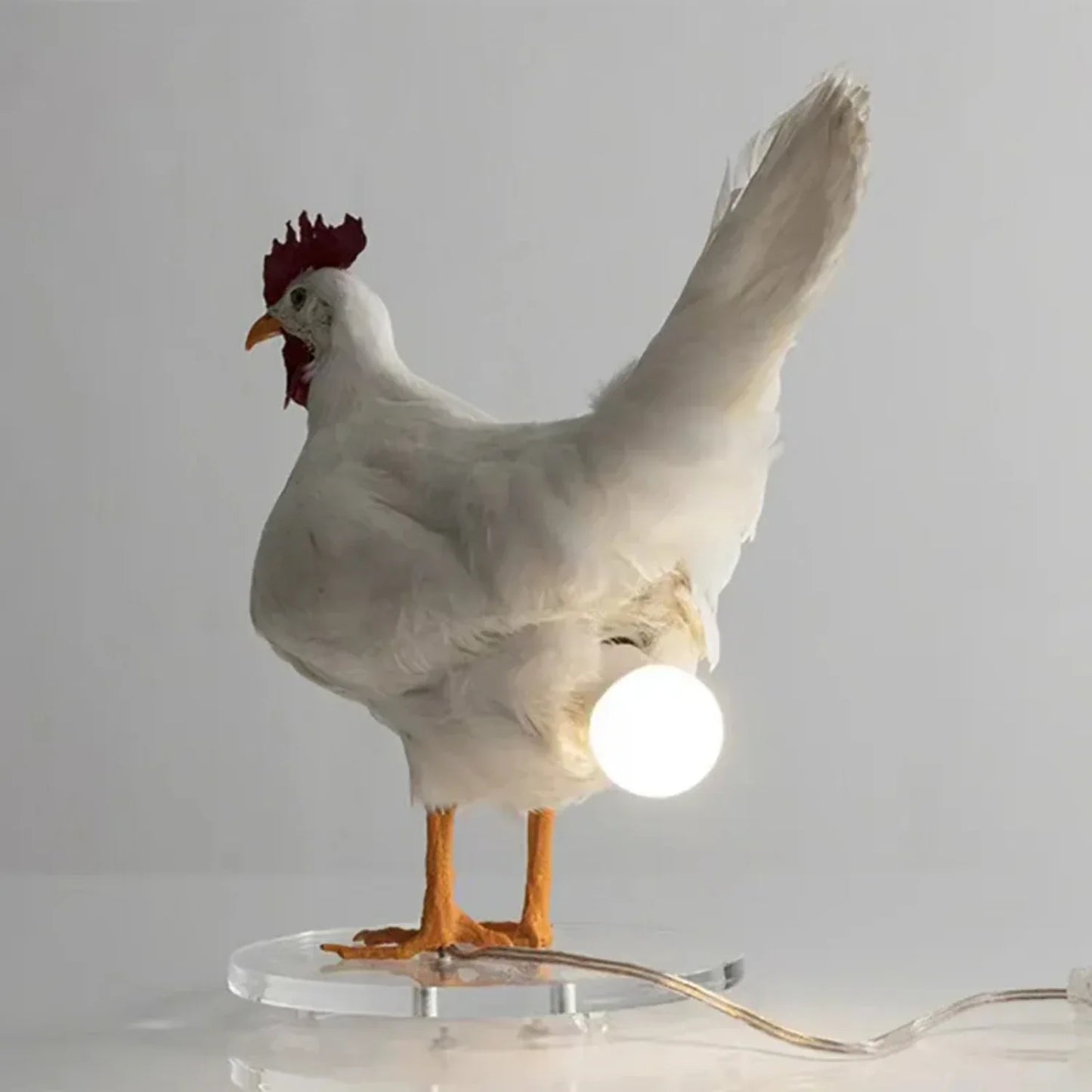 Bauernhaus Huhn Tischlampe