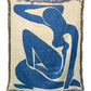 Abstract Blue Muse Decke