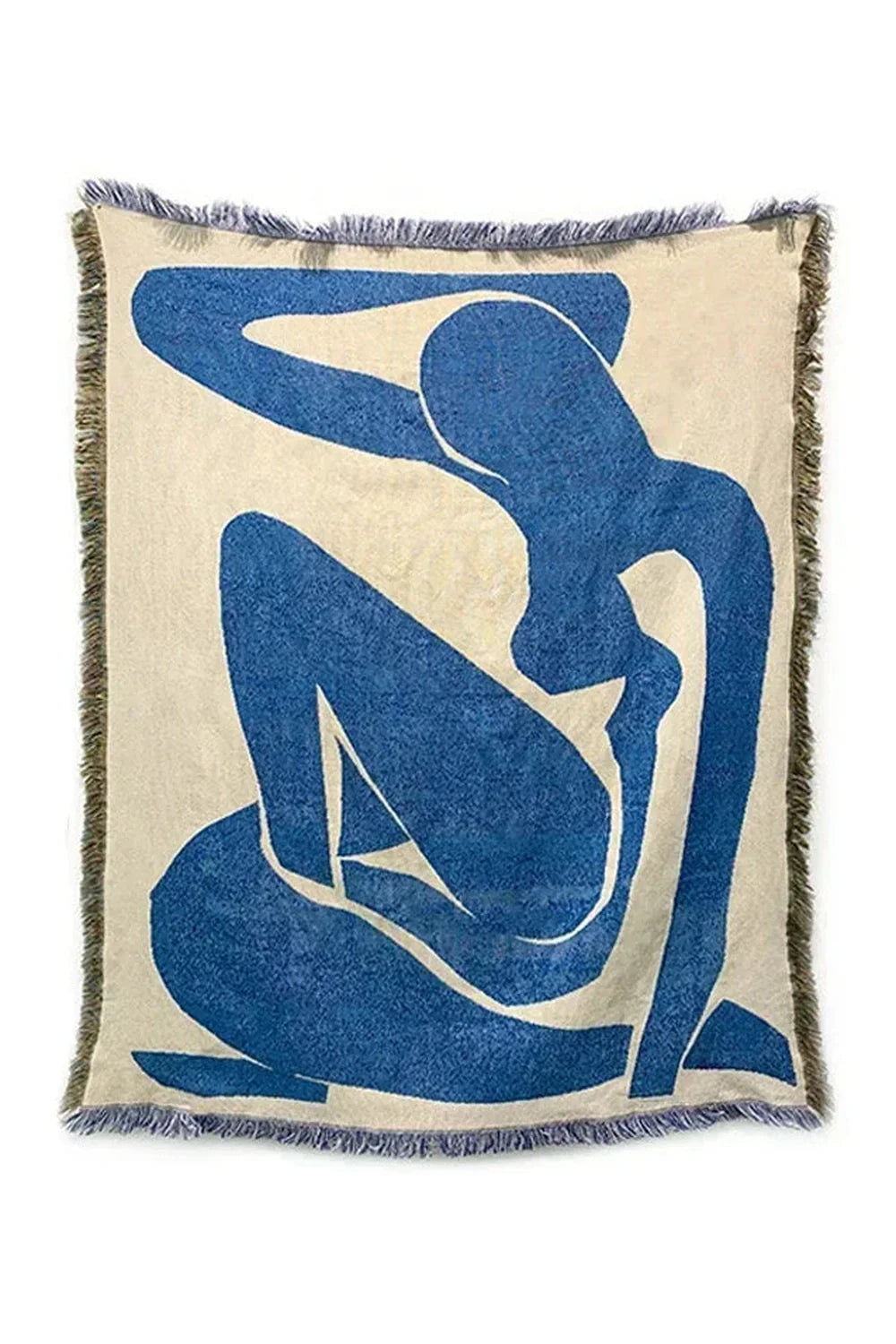 Abstract Blue Muse Decke