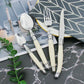 IvoryElegance – Luxus Laguiole Besteckset mit zeitlosem Stil