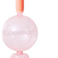 Pink Glass Taper Kerzenhalter
