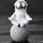 Harz-Astronaut-Figur Statue Raumfahrer Skulptur Pädagogisches Spielzeug Schreibtisch-Dekoration Astronaut-Modell Für Kinder Geschenk
