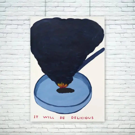 David Shrigley Kunst POSTER Wandbilder Für Wohnzimmer Herbstdekoration Klein