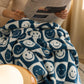 Smiley Kariert Decke