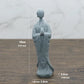 Frendorf | TranquilStone Buddha Figuren Set | Meditative Mönchs Statuen | Zen Garten Dekoration | Achtsamkeit & Feng Shui Deko für Zuhause