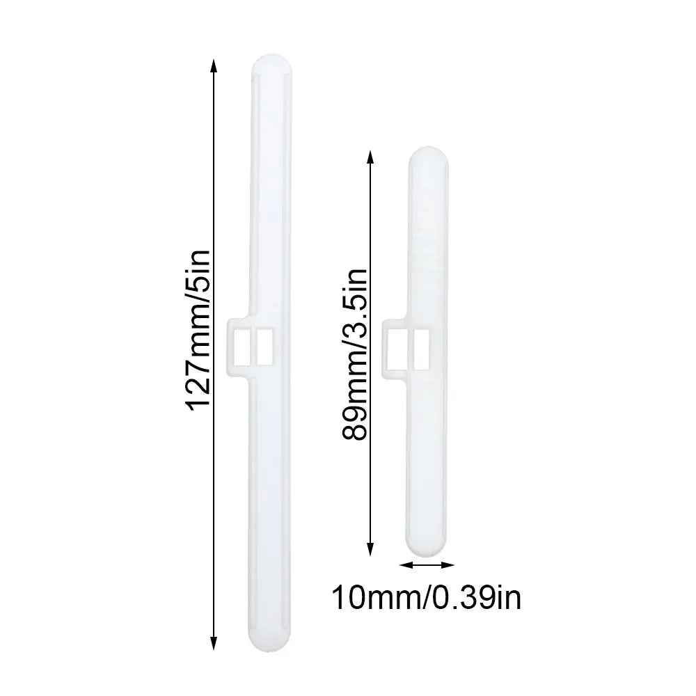 Frendorf | 10PCS Vertikale Jalousien Lamellen Ersatzanschlussclips – Vorhang Reparaturclips für Fenster im Haushalt, 127mm Lamellenhänger Kette