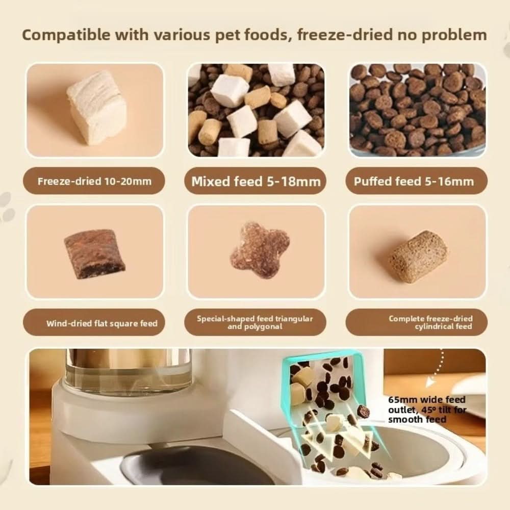 Frendorf | Automatischer Futter- und Wasserspender für Haustiere