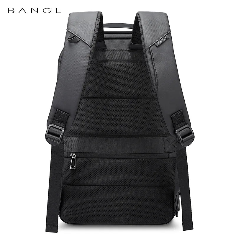 Frendorf | BANGE BG-2575 Anti-Diebstahl Wasserdicht Laptop Rucksack 15.6 Zoll täglich Arbeit Geschäft Rucksack (Grau)