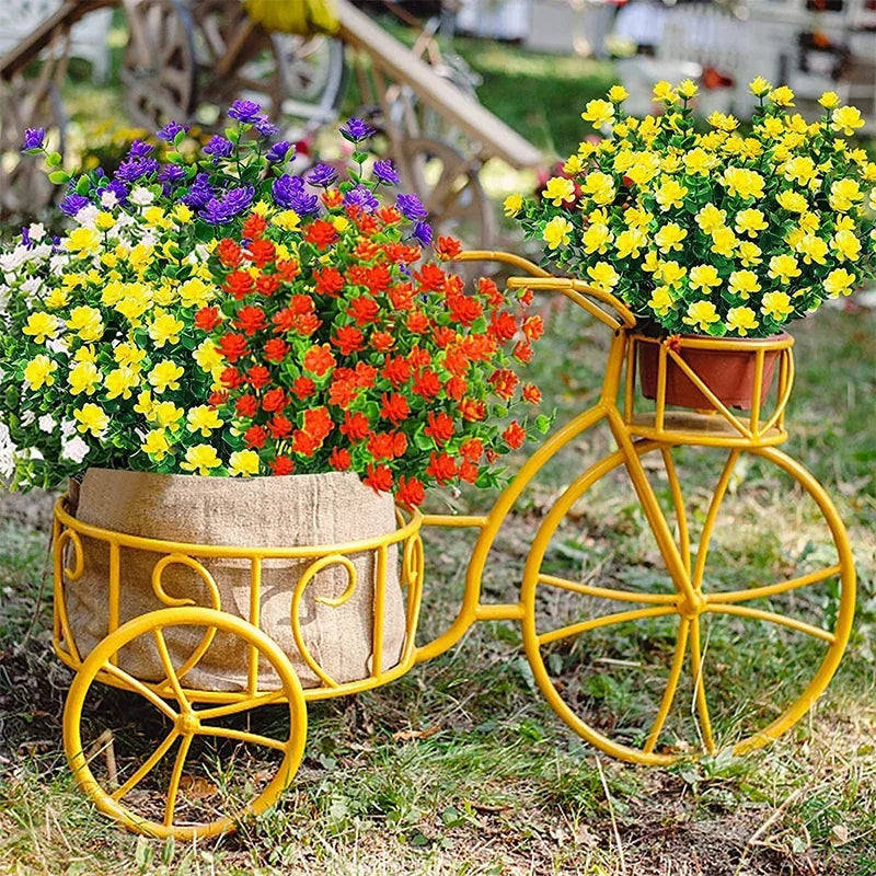 Frendorf | 20 Bündel UV-beständige Outdoor-Kunstblumen – Künstliche Plastikblumen für Zuhause, Garten und Hochzeitsdekoration