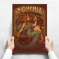 Art Nouveau Kraftpapier Poster Vintage Zuhause Zimmer Bar Café Dekor Ästhetische Kunst Wandgemälde