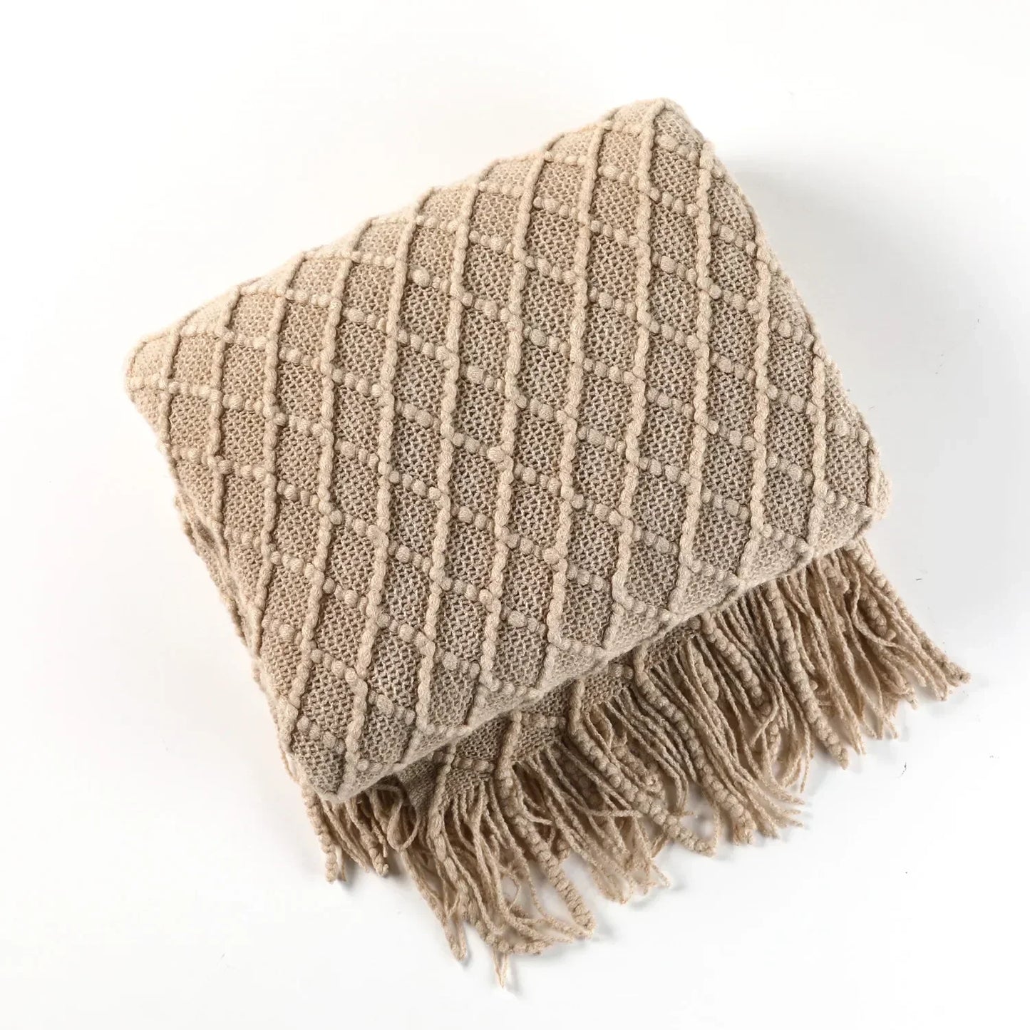 Nordic Style Dick Gestrickte Decke
