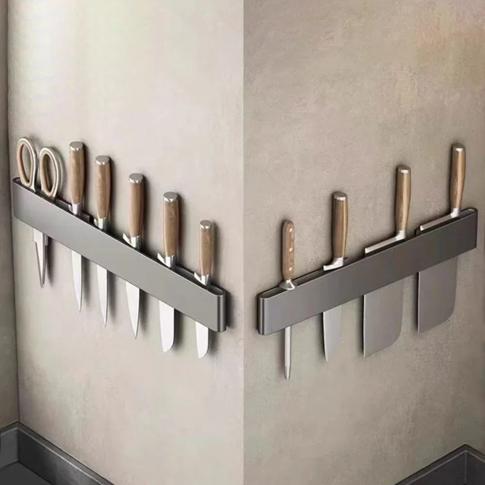 Messerhalter - Knifey - Edelstahl - Multifunktionsregal