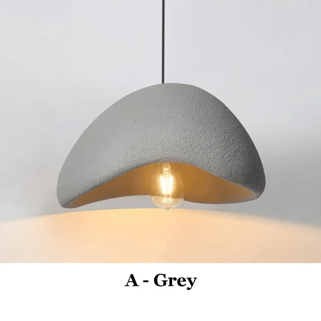 Frendorf | ZenGlow Wabi Sabi Pendelleuchte | Minimalistisches Design | Elegante Hängeleuchte für Wohnzimmer & Esszimmer