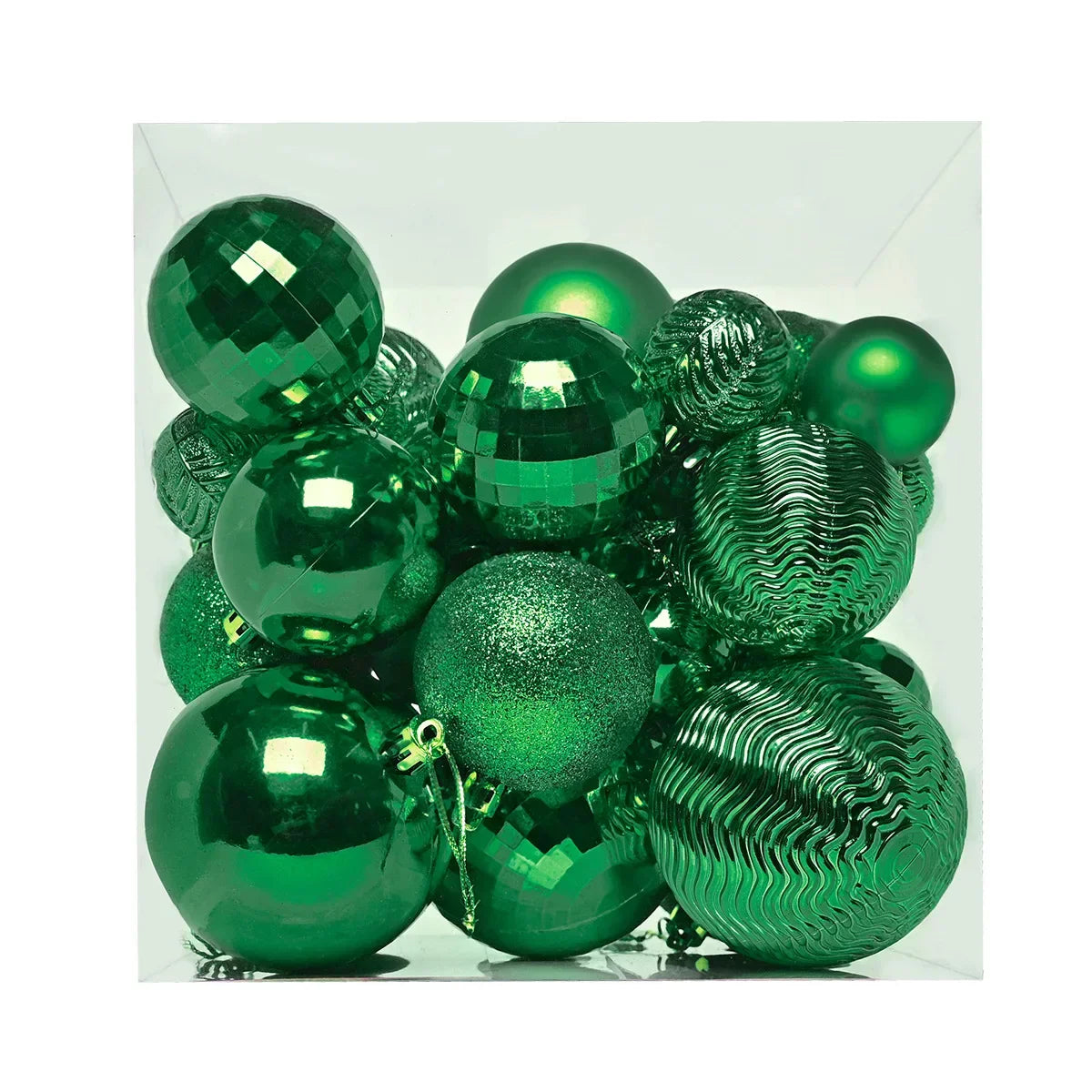 Frendorf | 36 Stück Verschiedene Weihnachtsornamente Set