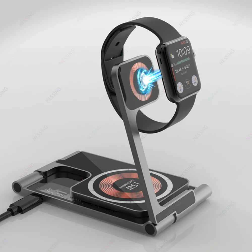 Frendorf | 3 in 1 faltbares Magsafe Wireless Ladegerät