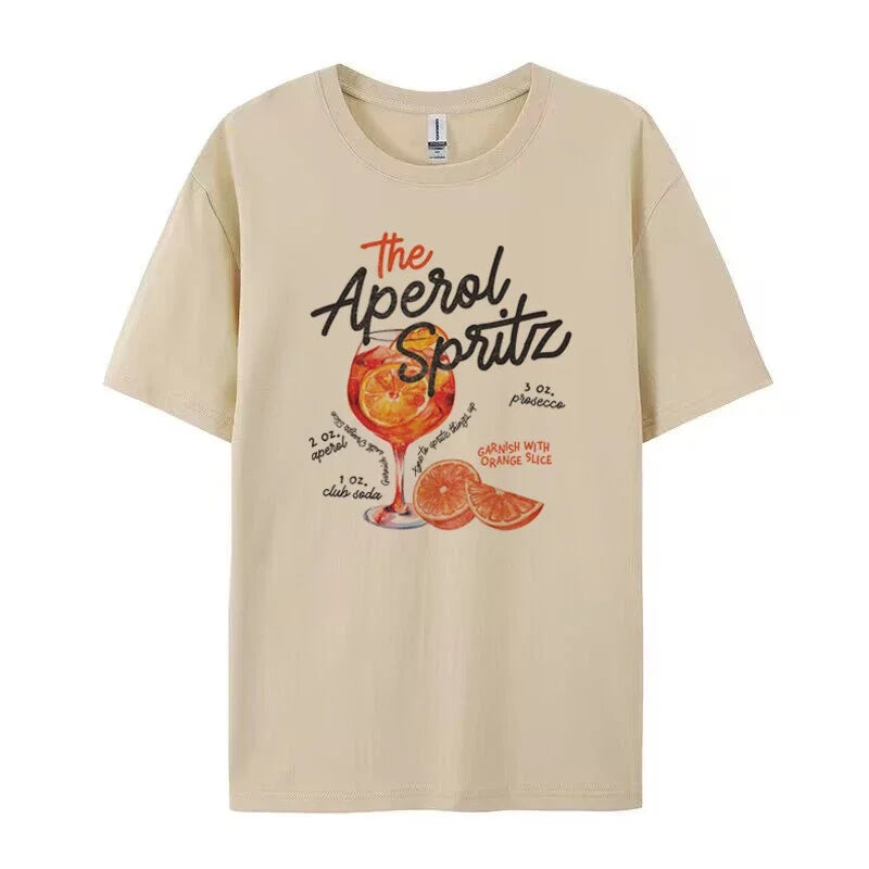Aperol Spritz Retro Grafik T-Shirt