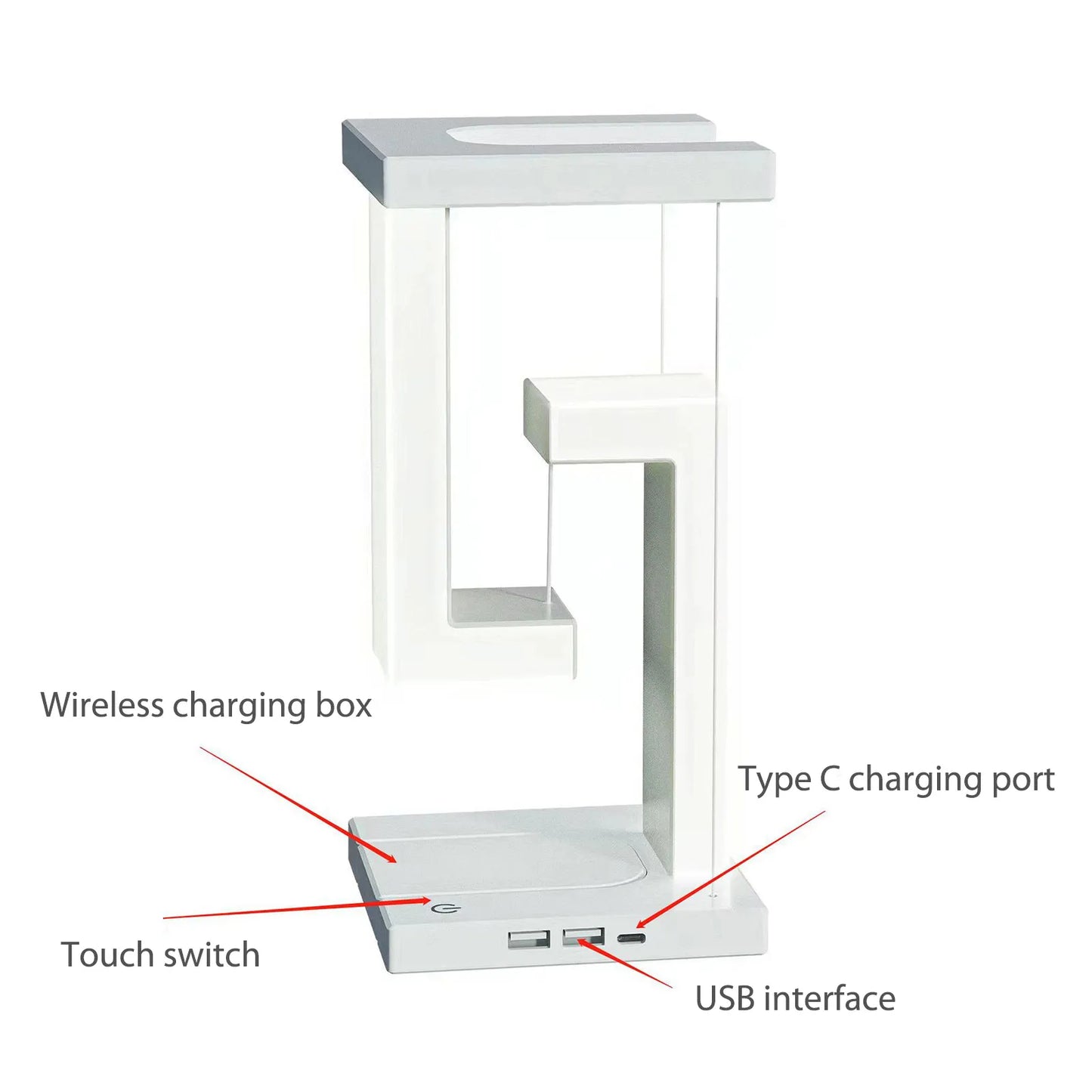 Frendorf | Anti Gravity Orbit Wireless Charging Nachtlampe