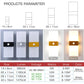 LED Bewegungsmelder Wandlampe