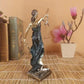 ERMAKOVA Europäische antike Bronze griechische Gerechtigkeit Göttin Statue Fair Angels Harz Skulptur Ornamente Desktop Home Dekoration Geschenk