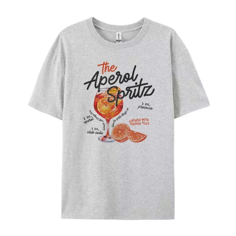 Aperol Spritz Retro Grafik T-Shirt