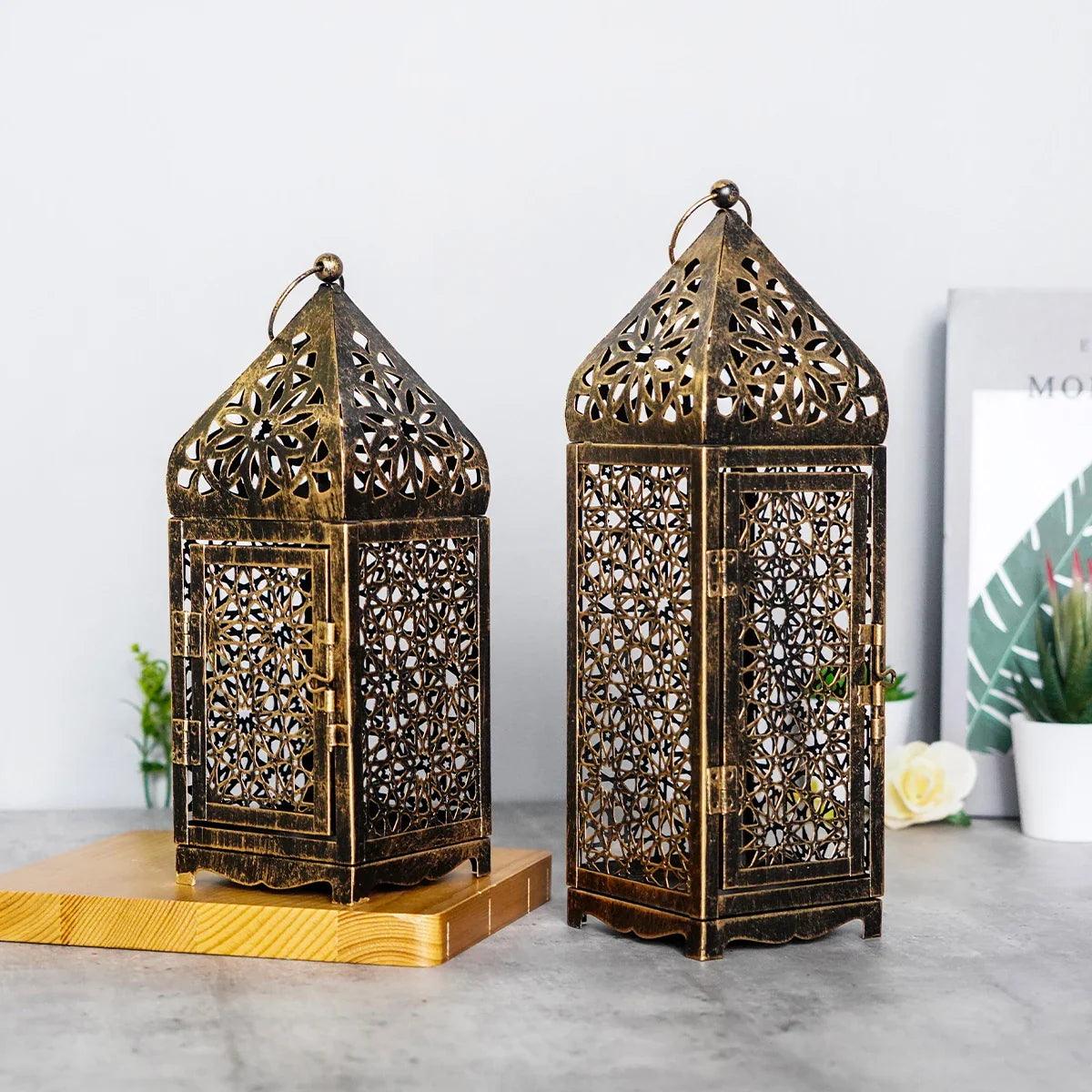 Mystique Orientalische Laterne - Vintage Windlicht Kerzenhalter