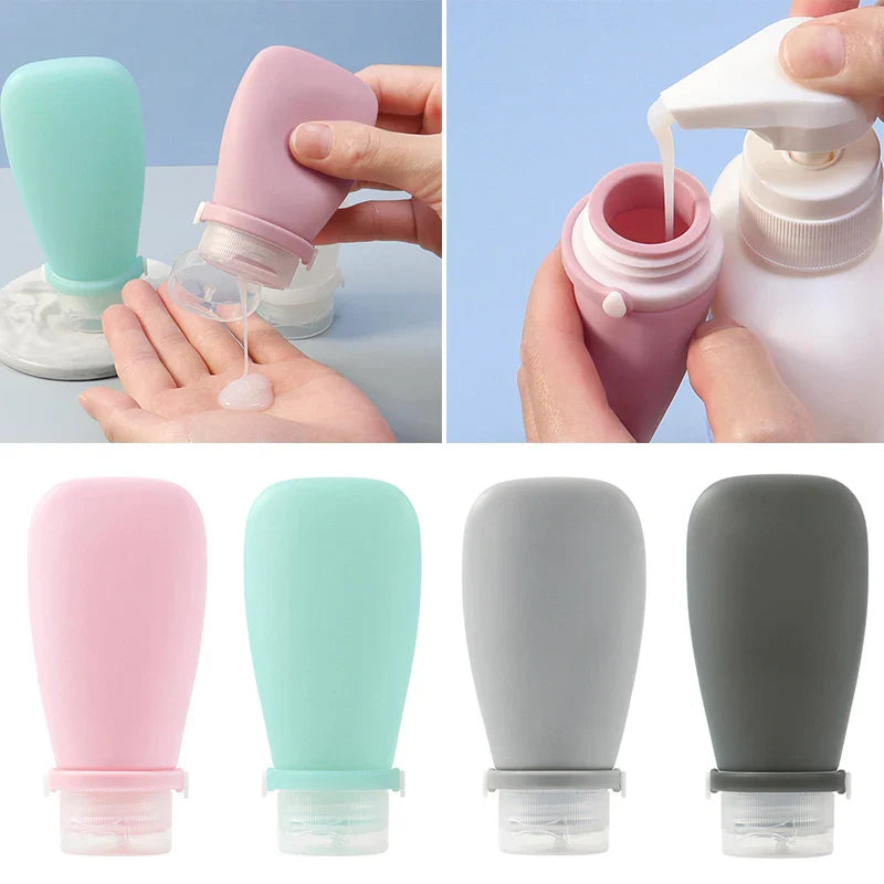 Frendorf | Siliva | Reise-Flasche | Auslaufsicher | Flexibles Silikon | Für Shampoo, Duschgel & mehr