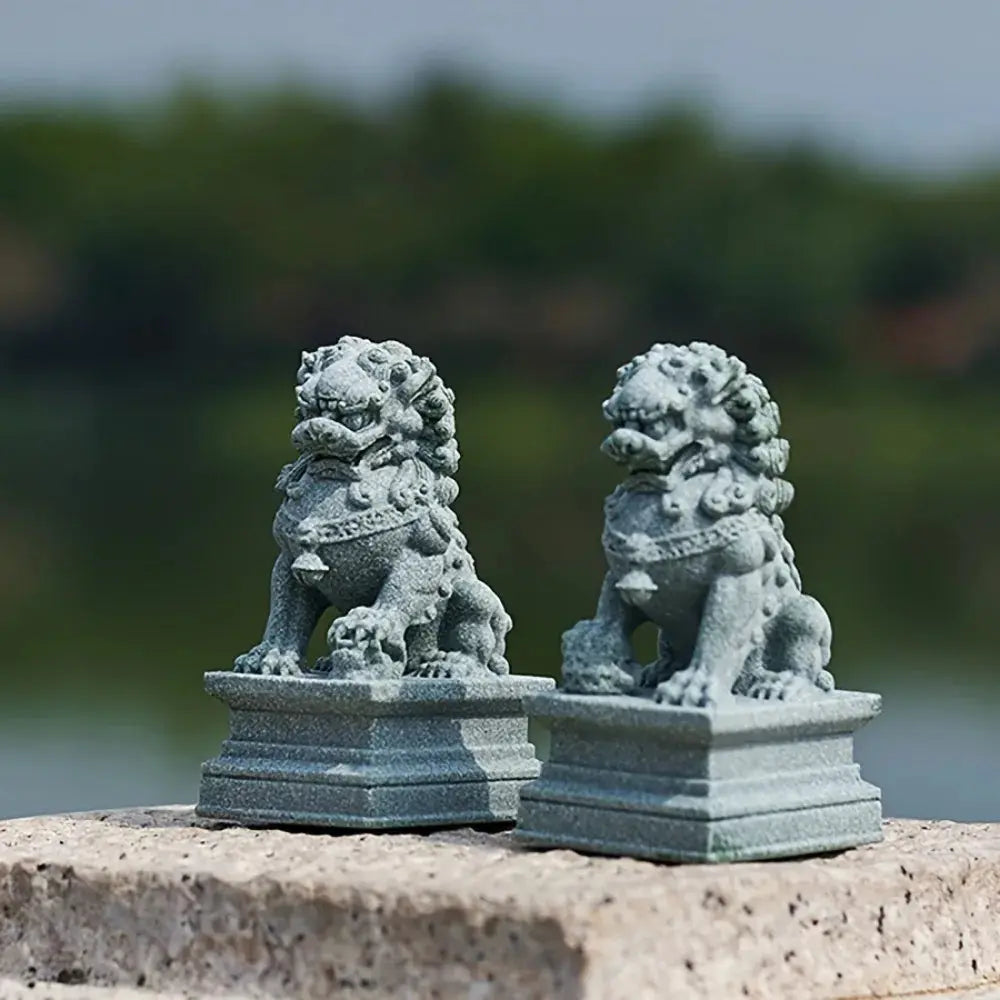 Frendorf | Foo Dog Statuen: Feng Shui Wächter für positive Energie