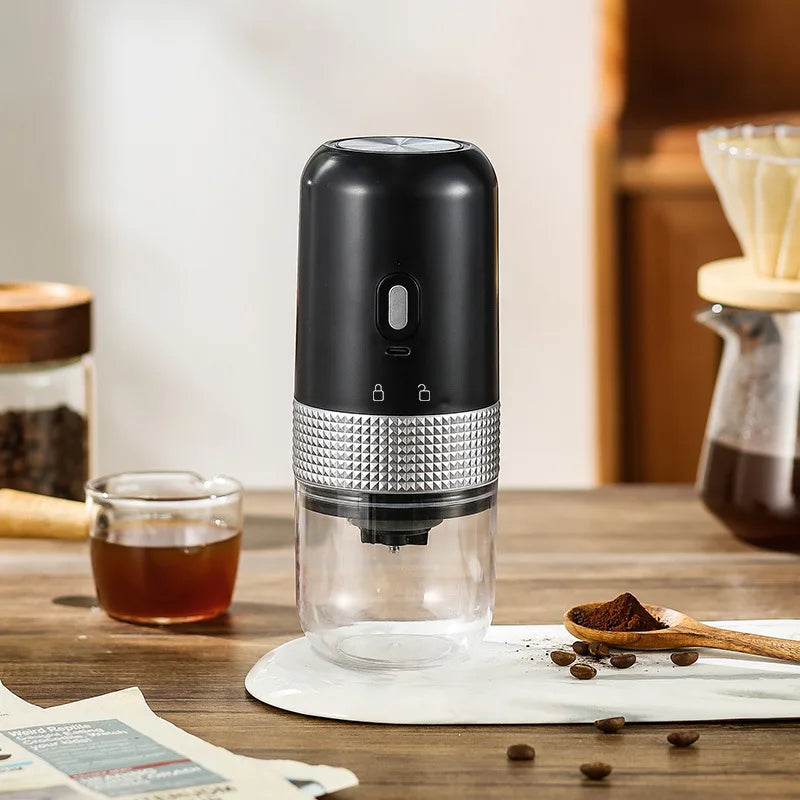 Elektrische Kaffeemühle Typ C USB Ladung Professionelle Keramik Mahlkern Kaffeebohnen Mühle Tragbare Kaffeemaschine Zubehör