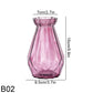 Transparente einfache Glas-Blumenvase, kleine frische Blumentopf, Aufbewahrungsflasche, Zuhause, Wohnzimmer, Dekoration, Ornamente, Blumenarrangement