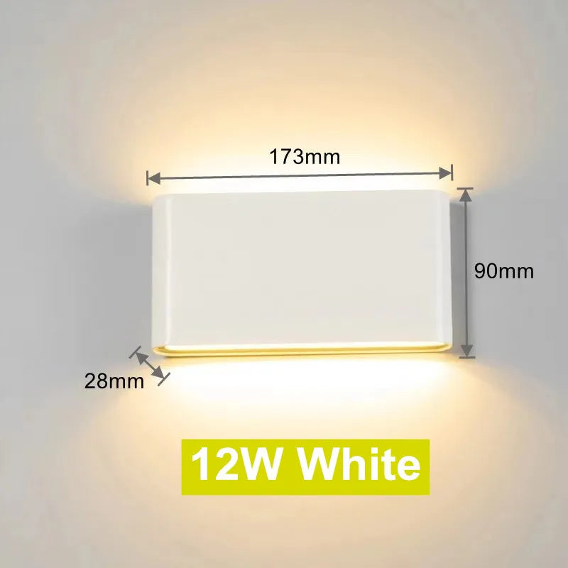 Outdoor Wasserdicht IP65 LED Veranda Lichter – Moderne Dual-Head Wandlampe