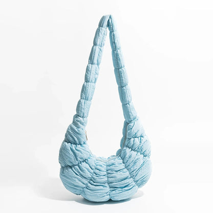 Puff Croissant Schultertasche