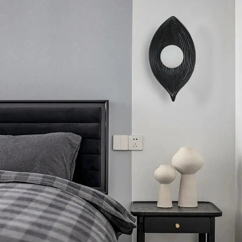Wandlampe LED Blattgold Elegant