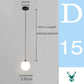 Mid-Century Modern Glas Ball Pendelleuchte
